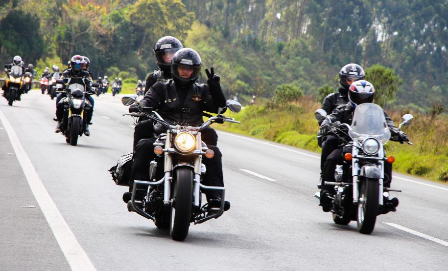 Curitiba, 04 de agosto de 2018. Passeio Motociclístico