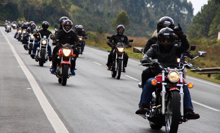 Curitiba, 04 de agosto de 2018. Passeio Motociclístico