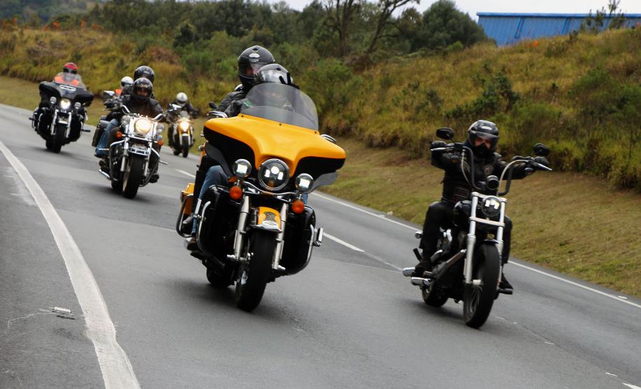 Curitiba, 04 de agosto de 2018. Passeio Motociclístico