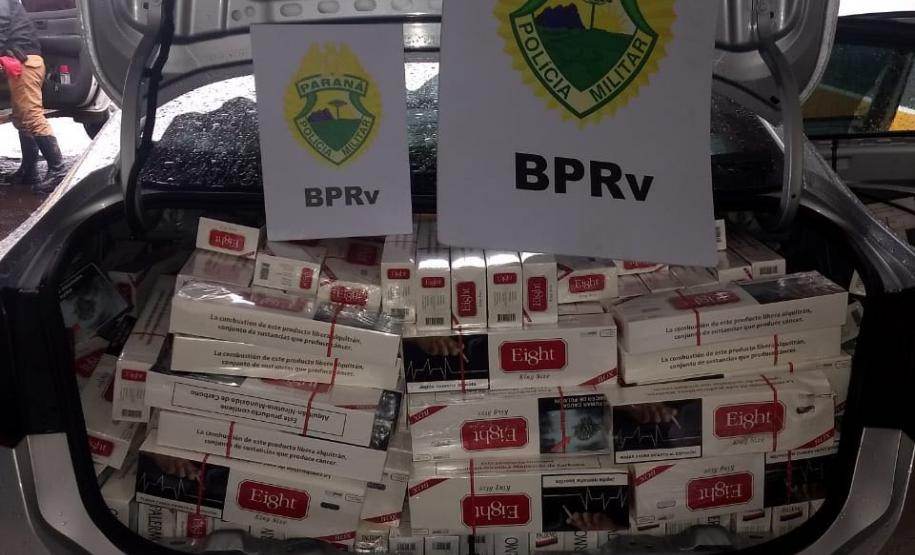 Homem é preso e cerca de 14 mil maços de cigarros são apreendidos em Rolândia (PR)