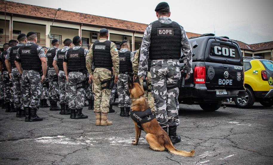 Curitiba, 09 de agosto de 2018. Operação Bope