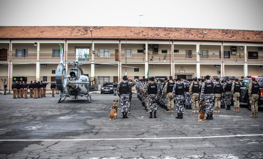Curitiba, 09 de agosto de 2018. Operação Bope