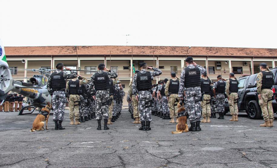 Curitiba, 09 de agosto de 2018. Operação Bope