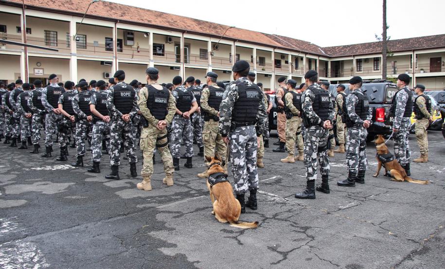 Curitiba, 09 de agosto de 2018. Operação Bope