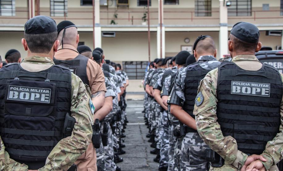 Curitiba, 09 de agosto de 2018. Operação Bope