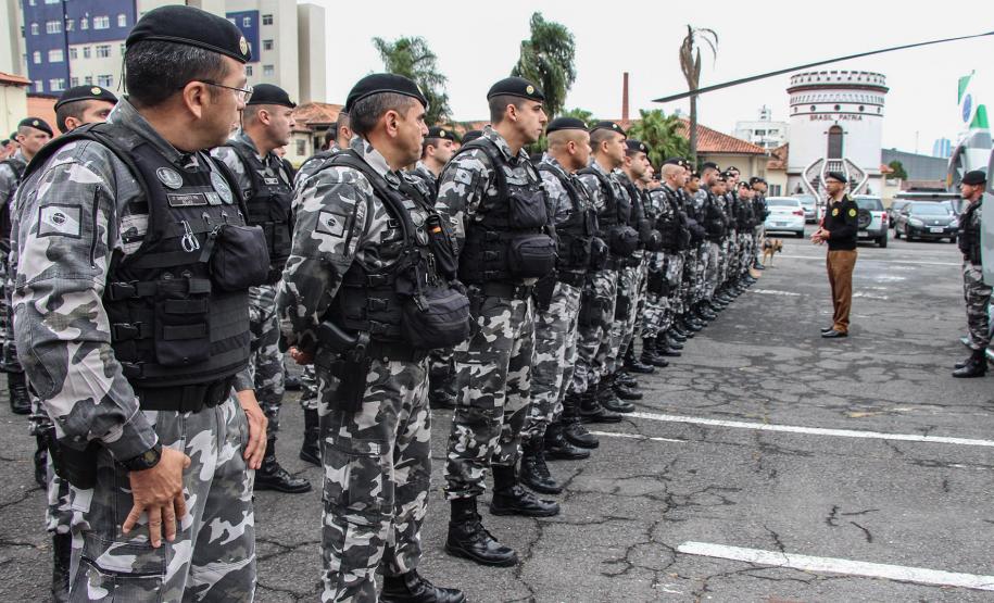 Curitiba, 09 de agosto de 2018. Operação Bope