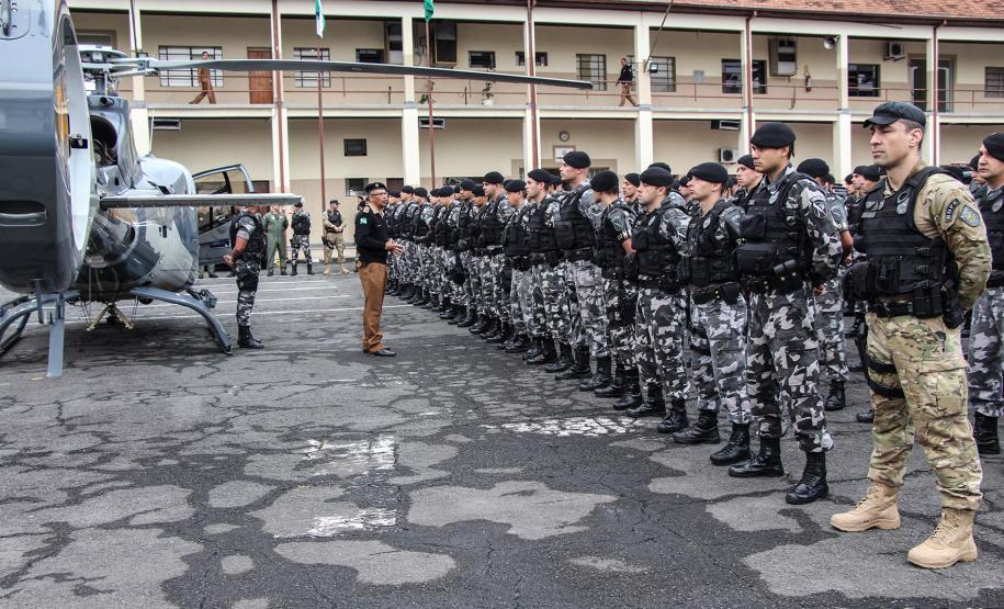 Curitiba, 09 de agosto de 2018. Operação Bope