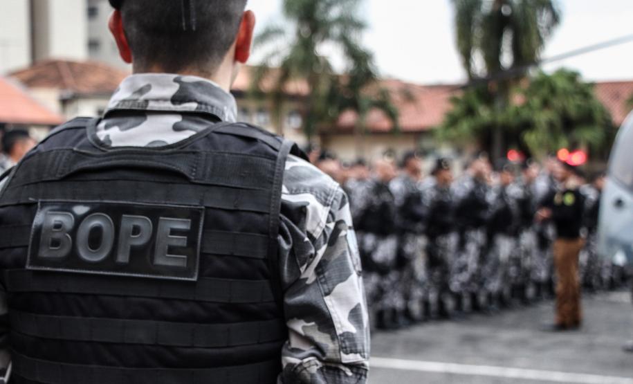 Curitiba, 09 de agosto de 2018. Operação Bope