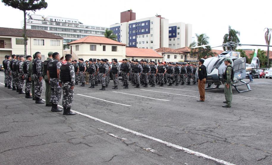 Curitiba, 09 de agosto de 2018. Operação Bope