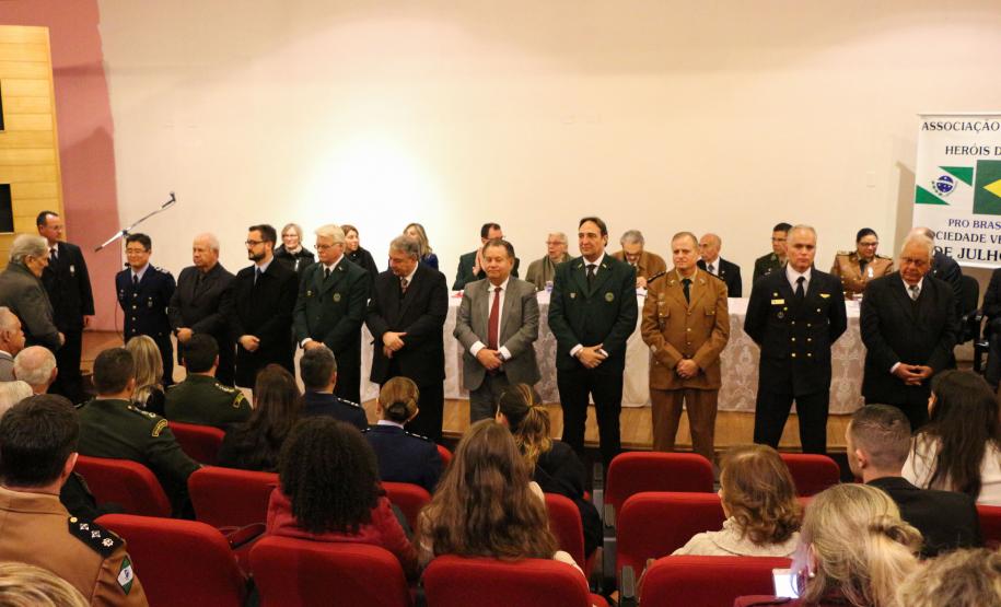 Curitiba, 17 de agosto de 2018. Entrega de Medalha
