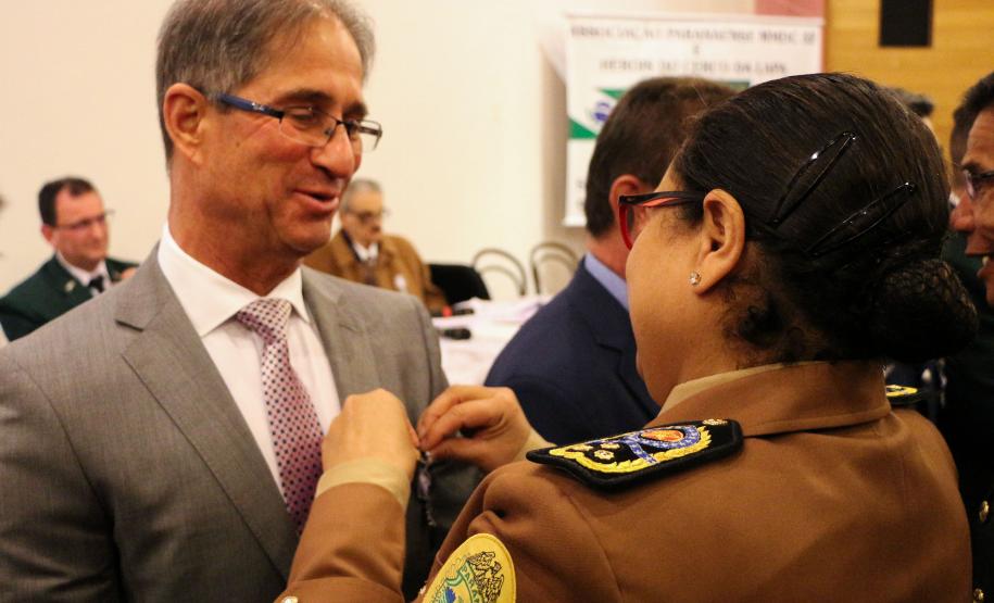 Curitiba, 17 de agosto de 2018. Entrega de Medalha