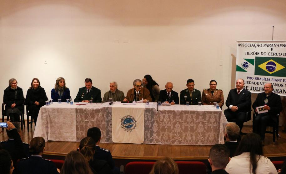 Curitiba, 17 de agosto de 2018. Entrega de Medalha