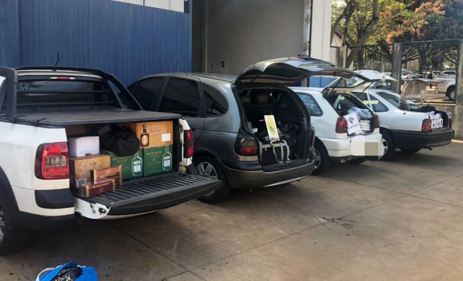 BPFron apreende veículos e objetos contrabandeados em Céu Azul (PR), no Oeste do estado