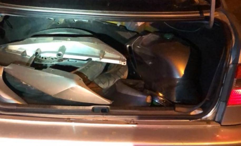 Carros e moto são apreendidos durante ações do BPFron na quinta fase da Operação Coesão