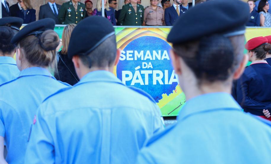 Curitiba, 31 de agosto de 2018. Abertura da Semana da Pátria