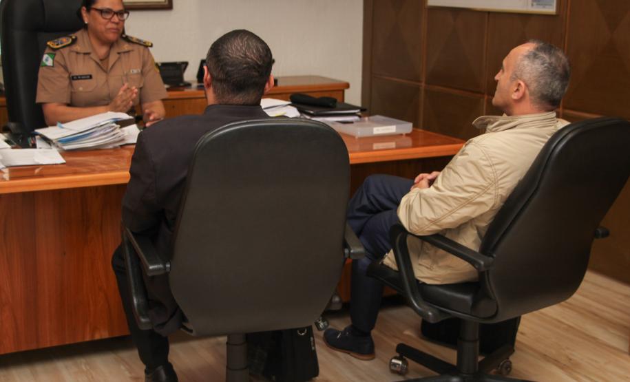 Curitiba, 11 de setembro de 2018. Visita Conselheiro ONU ao Gabinete CG