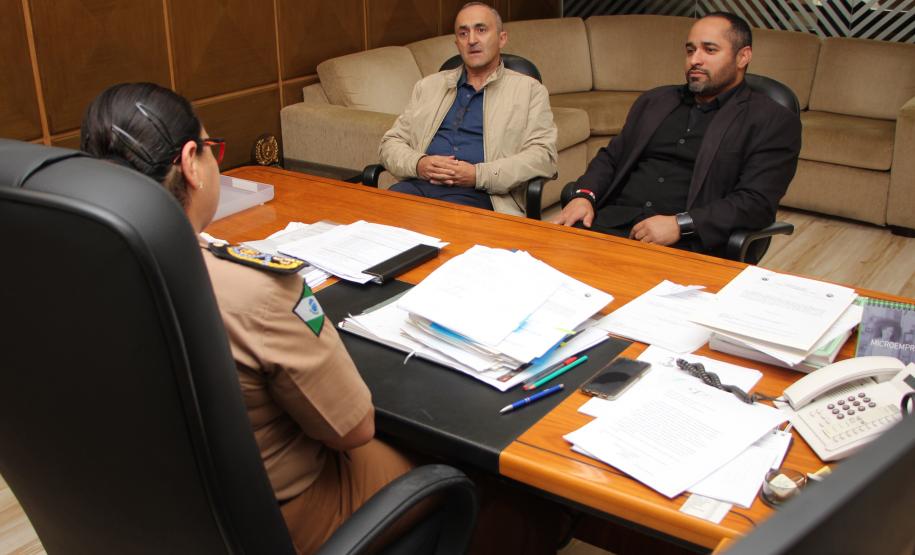 Curitiba, 11 de setembro de 2018. Visita Conselheiro ONU ao Gabinete CG