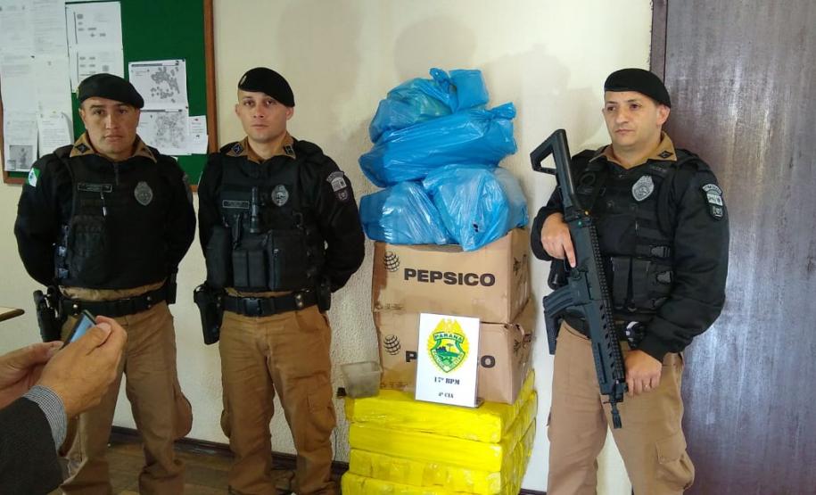 PM encontra mais de 200 quilos de maconha em residência na região Central de Fazenda Rio Grande, na RMC