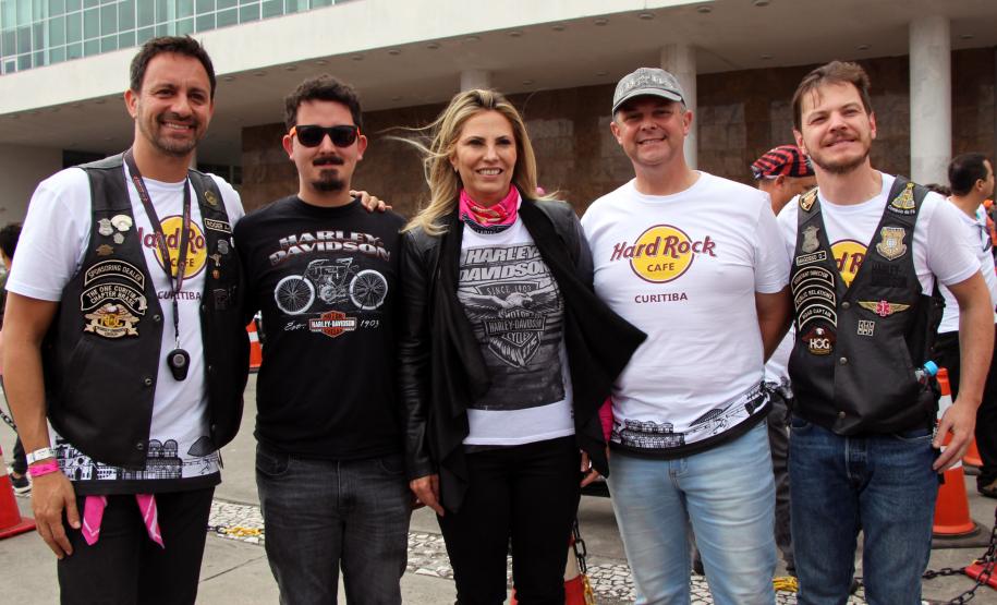 Curitiba, 13 de outubro de 2018. Passeio Motociclistico Harley Davidson - Outubro Rosa
