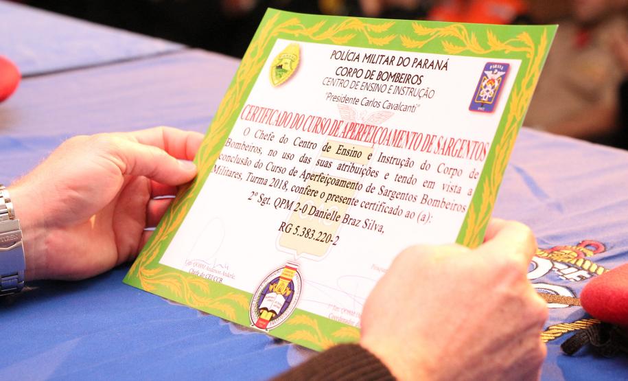 Pinhais, 11 de outubro de 2018. Formatura CAS BM