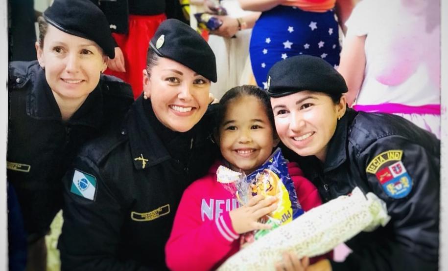 Campanha feita pela 1ª CIPM beneficia mais de 300 crianças no Sudeste do Estado