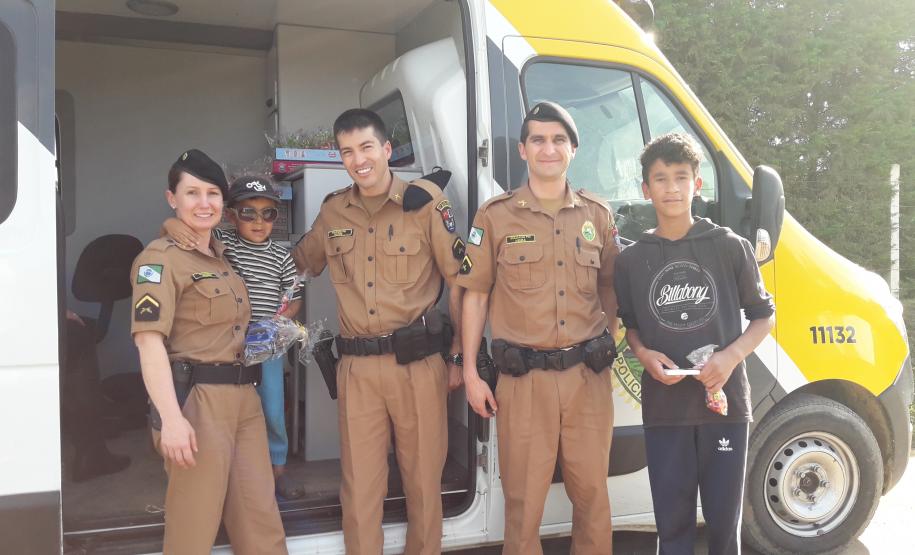 Campanha feita pela 1ª CIPM beneficia mais de 300 crianças no Sudeste do Estado