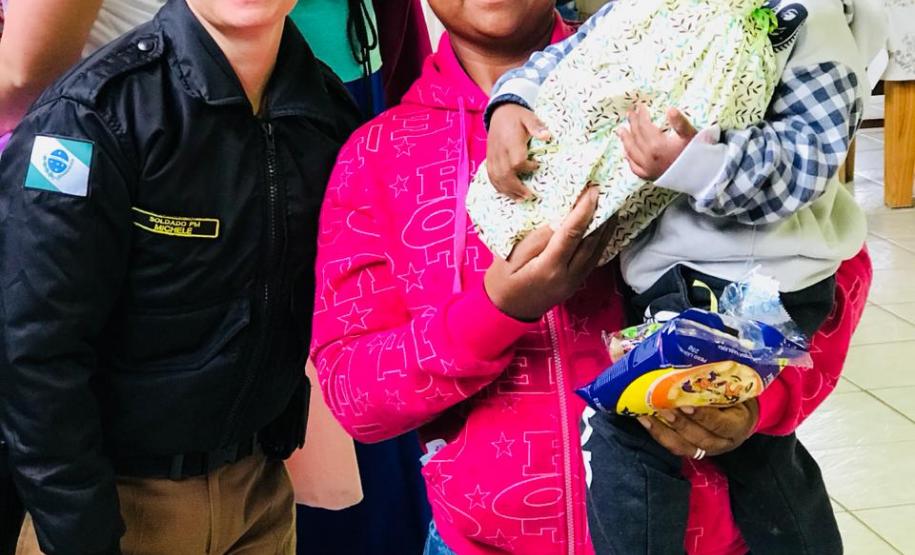 Campanha feita pela 1ª CIPM beneficia mais de 300 crianças no Sudeste do Estado