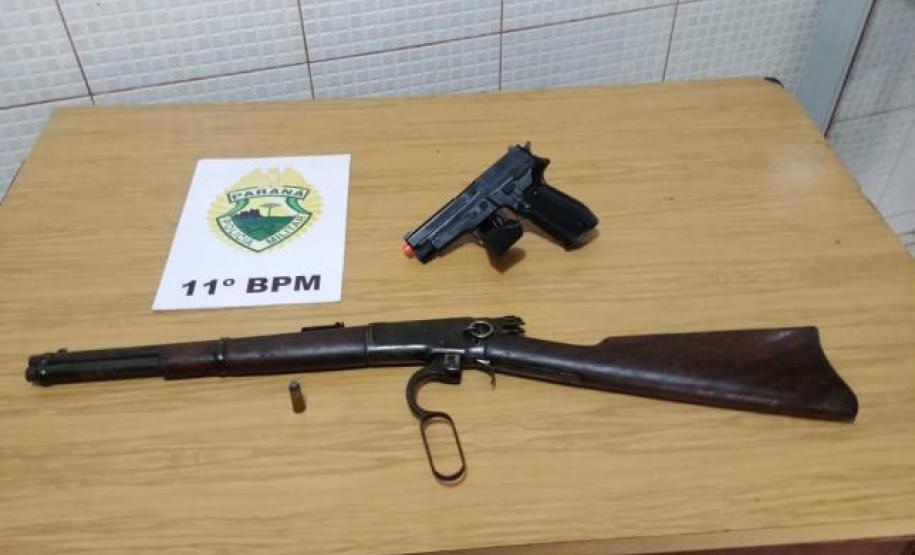 Homem embriagado agride mulher e acaba preso por porte irregular de arma de fogo em Campo Mourão (PR) Homem embriagado agride mulher e acaba preso por porte irregular de arma de fogo em Campo Mourão (PR)