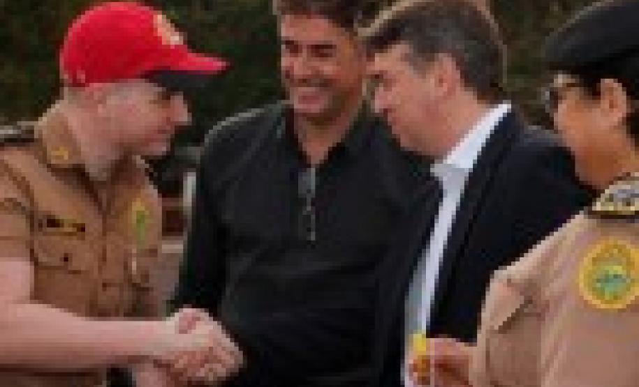 Novas viaturas são entregues à Polícia Militar em Cascavel (PR), no Oeste do estado