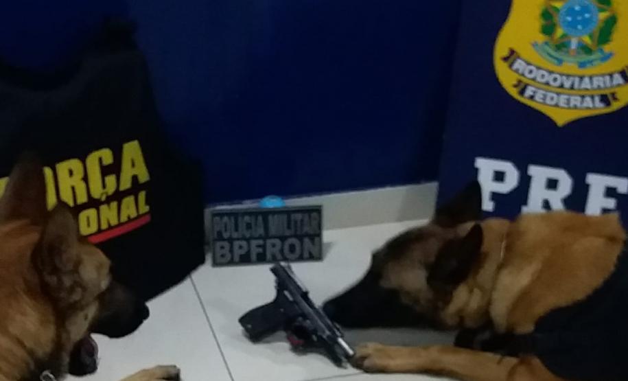 BPFron apreende maconha, arma de fogo e contrabando em diferentes situações no Oeste do estado; três pessoas são presas