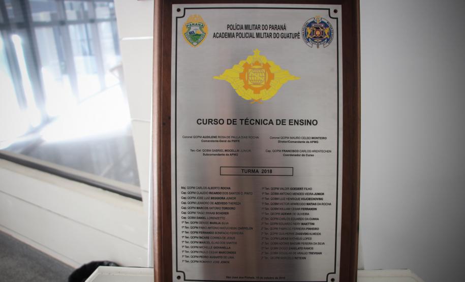 Curitiba, 22 de outubro de 2018. Formatura do Curso de Técnico Educacional