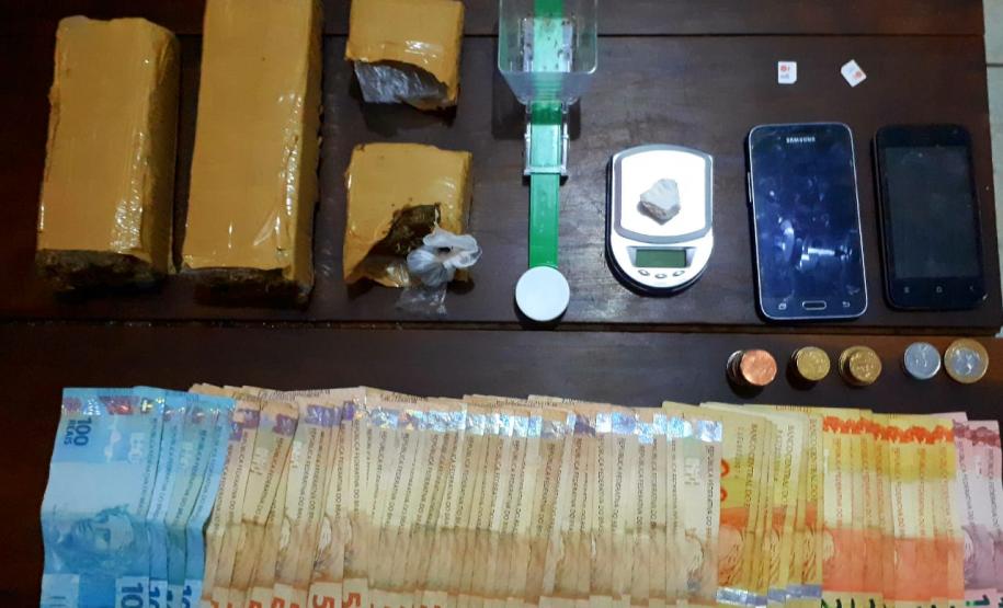 Suspeito de praticar furto e envolvido com tráfico de drogas são presos pela PM em Tibagi (PR), nos Campos Gerais