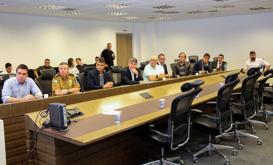 Curitiba, 28 de outubro de 2018 - Videoconferência na SESP