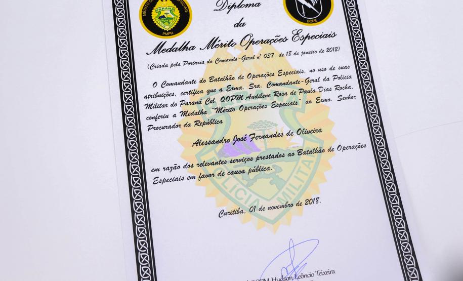 Curitiba, 01 de novembro de 2018 - Solenidade em Comemoração ao Aniversário do BOPE