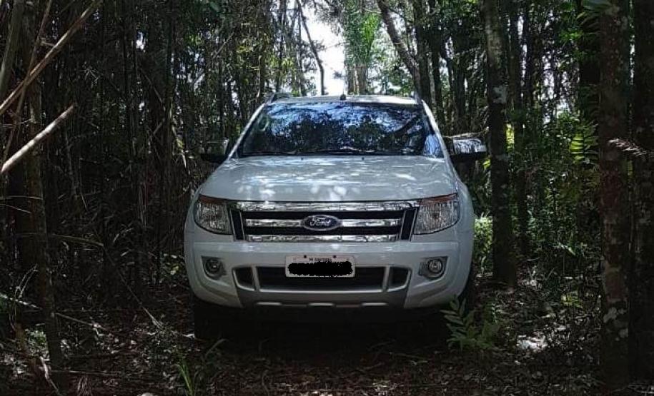 Caminhonete é recuperada na Região Metropolitana de Curitiba (RMC)