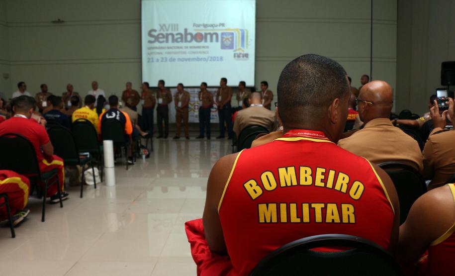 Foz do Iguaçu, 21 de novembro de 2018. XVIII SENABOM - Seminário Nacional de Bombeiros