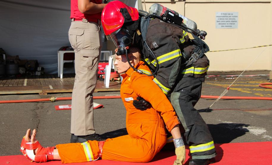 Foz do Iguaçu, 22 de novembro de 2018. Prova Bombeiros de Aço