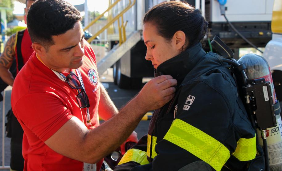 Foz do Iguaçu, 22 de novembro de 2018. Prova Bombeiros de Aço