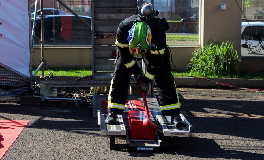 Foz do Iguaçu, 22 de novembro de 2018. Prova Bombeiros de Aço