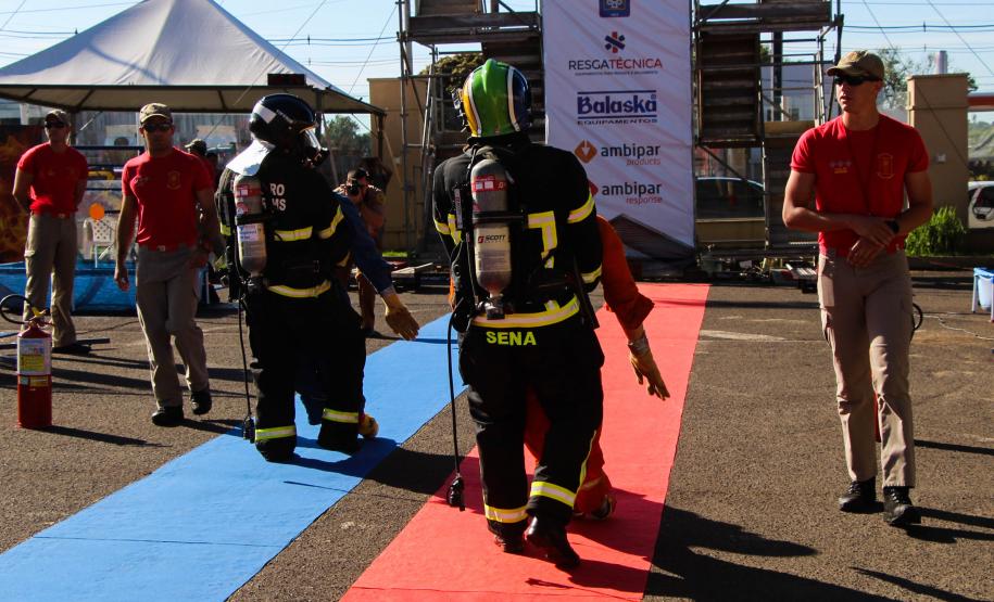 Foz do Iguaçu, 22 de novembro de 2018. Prova Bombeiros de Aço