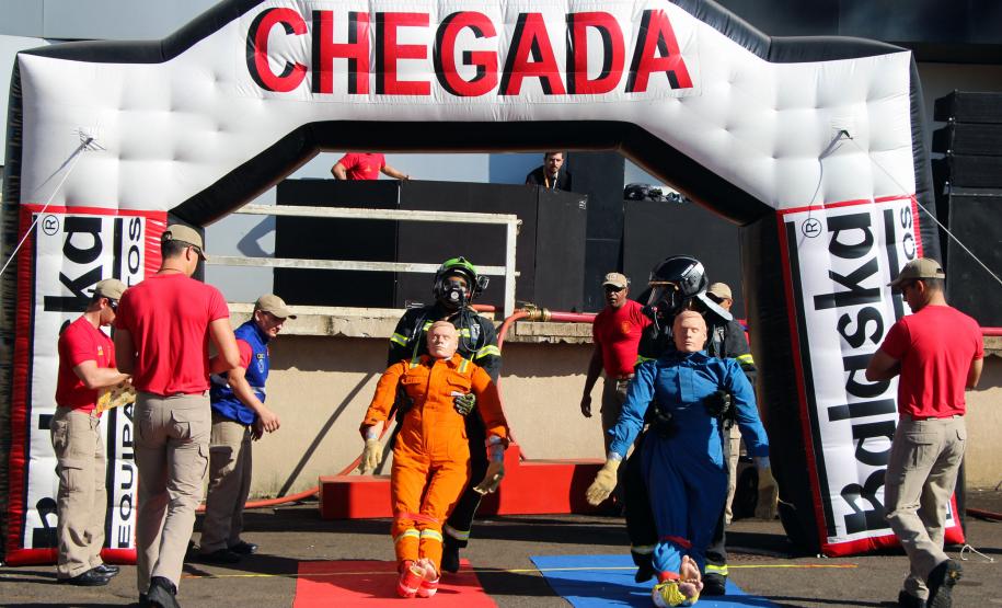 Foz do Iguaçu, 22 de novembro de 2018. Prova Bombeiros de Aço