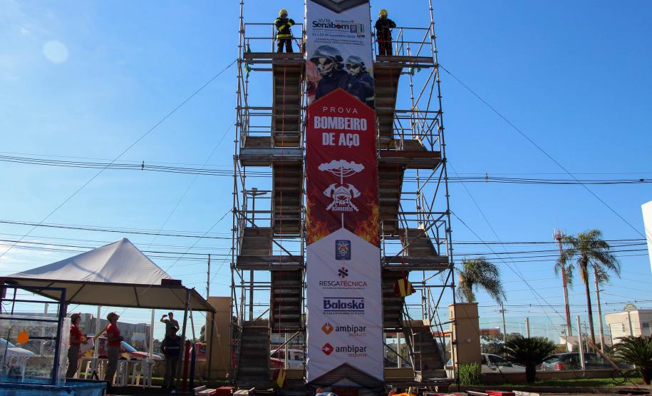 Foz do Iguaçu, 22 de novembro de 2018. Prova Bombeiros de Aço