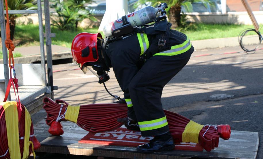 Foz do Iguaçu, 22 de novembro de 2018. Prova Bombeiros de Aço