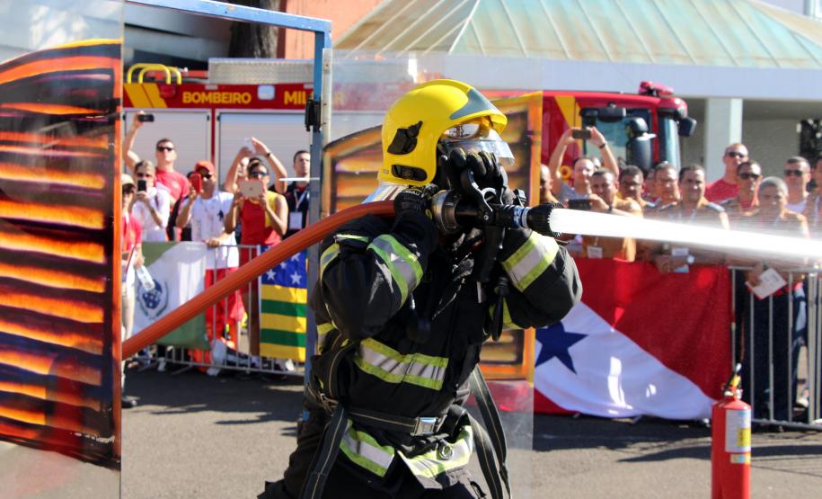 Foz do Iguaçu, 22 de novembro de 2018. Prova Bombeiros de Aço