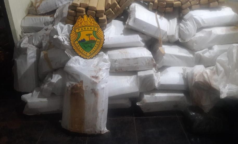 Três toneladas de maconha são apreendidas no Oeste do Paraná