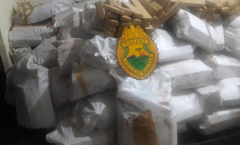 Três toneladas de maconha são apreendidas no Oeste do Paraná