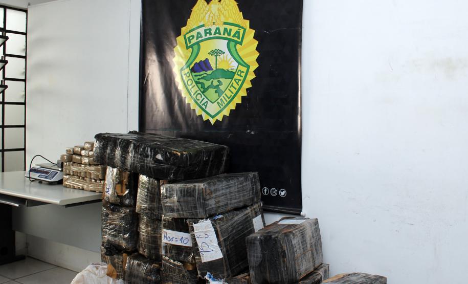 Curitiba, 03 de dezembro de 2018, Apreensão de mais de 600Kg de maconha