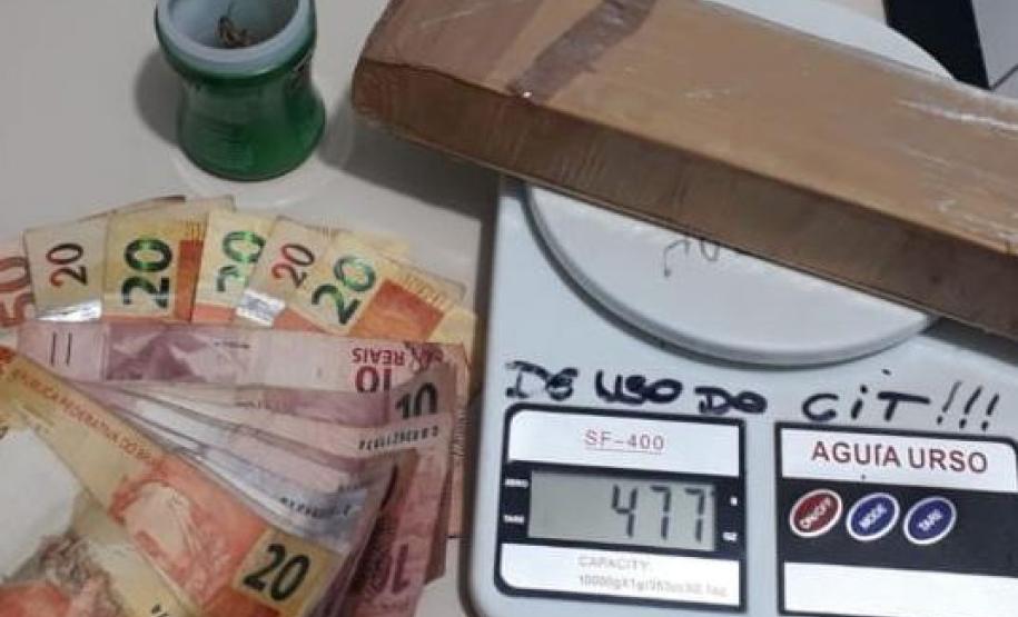 Maconha é apreendida pela Polícia Militar no Norte do Estado