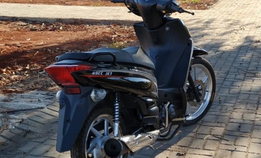 Motocicleta roubada é recuperada pela Polícia Militar de Telêmaco Borba, nos Campos Gerais