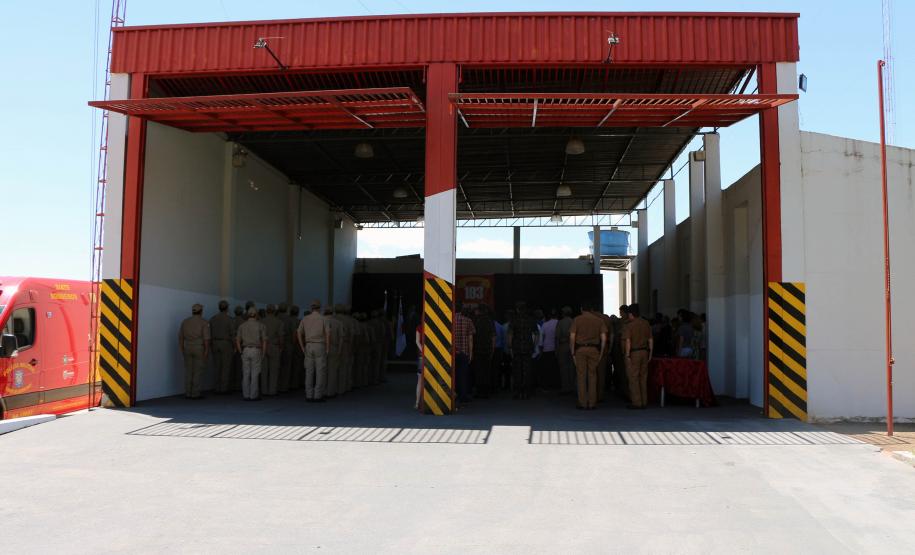 Paranavaí, 05 de dezembro de 2018. Elevação de unidade do corpo de bombeiros de Paranavaí